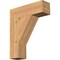 Ekena Millwork Traditional Block Smooth Bracket, Western Red Cedar, 5 1/2"W x 20"D x 24"H BKT06X20X24TRA05SWR - alternate 1